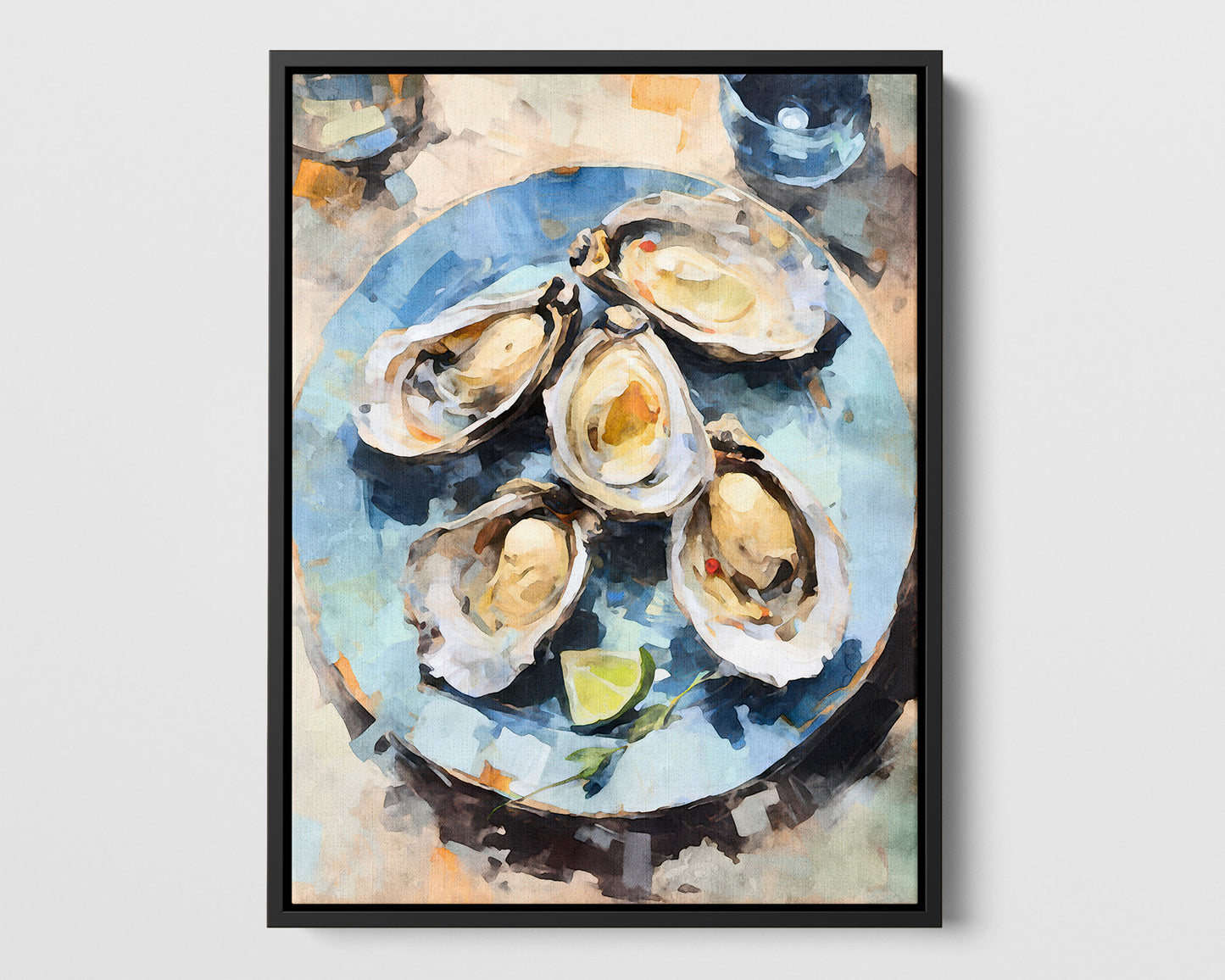 Fresh Oysters Impressionist Still Life
