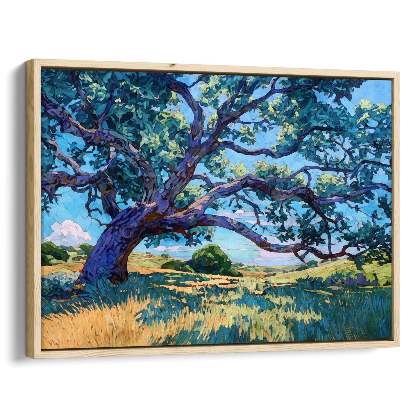 Texas Live Oak Tree Art Print