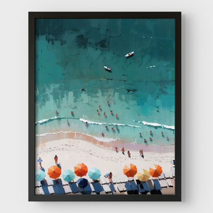 Beach Aerial View Print