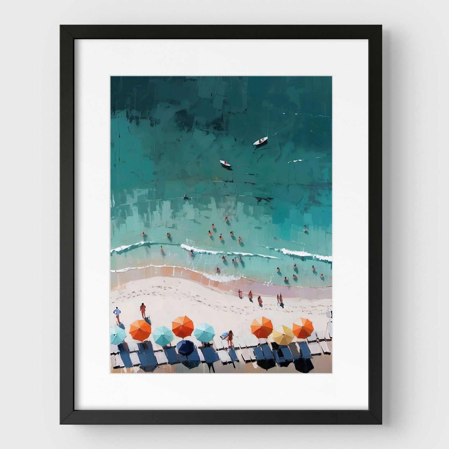Beach Aerial View Print