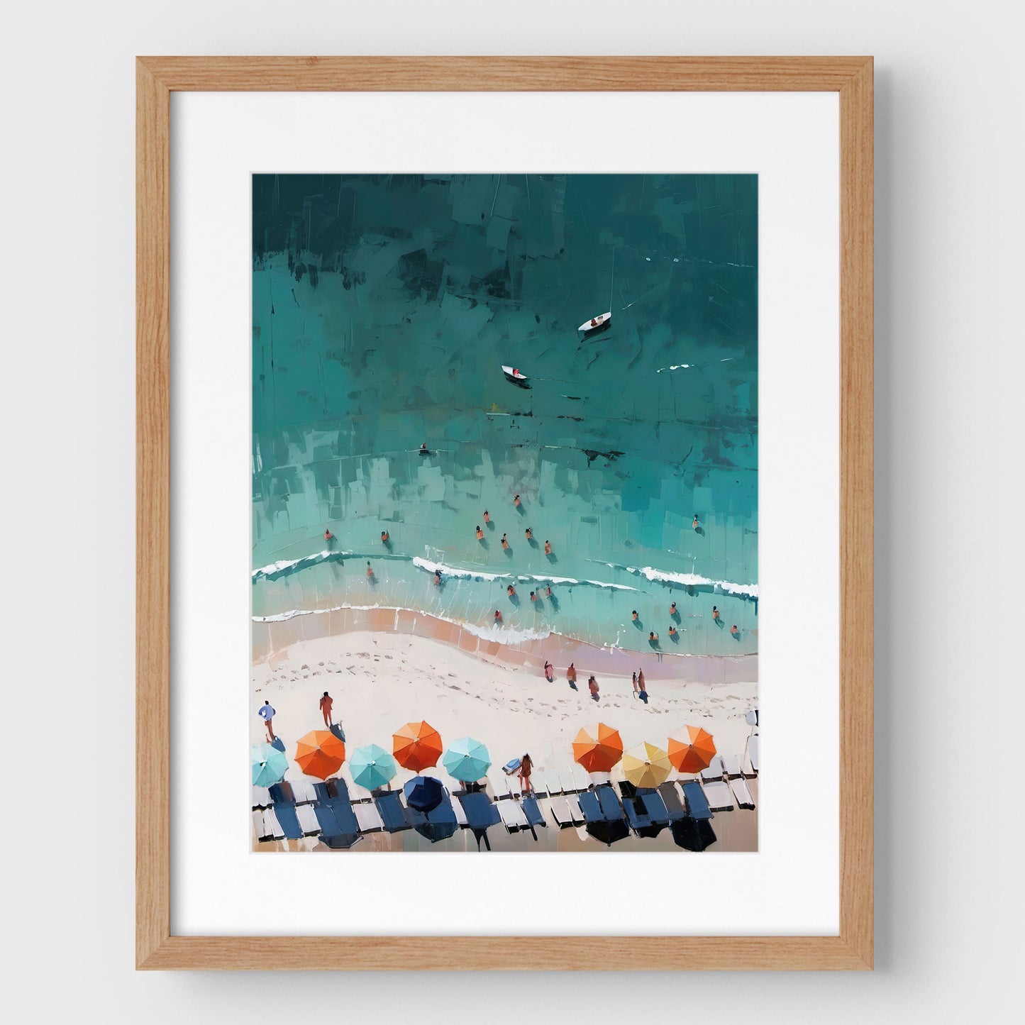 Beach Aerial View Print