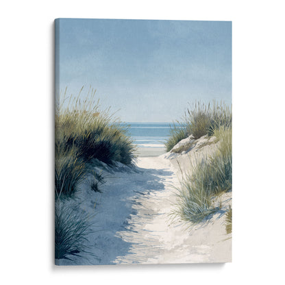 Coastal Dune Path Watercolor Print