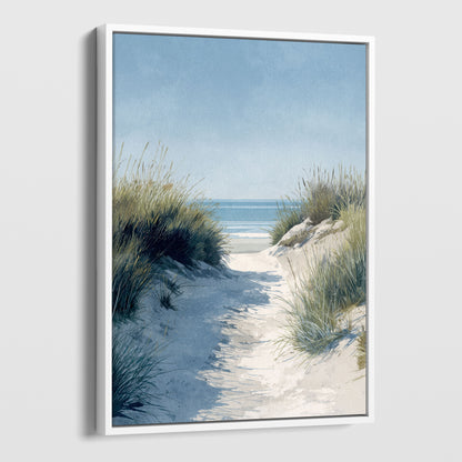 Coastal Dune Path Watercolor Print