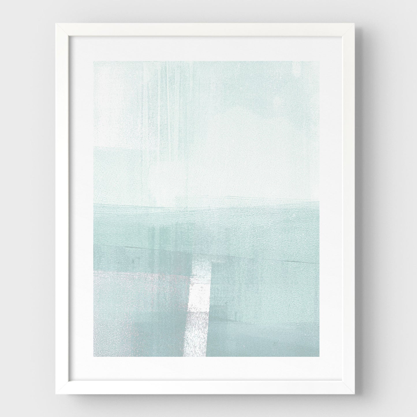 Aqua Horizon Print