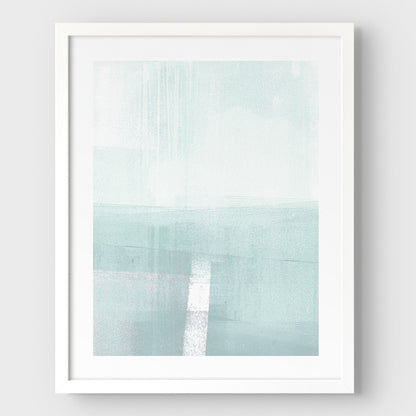 Aqua Horizon Print