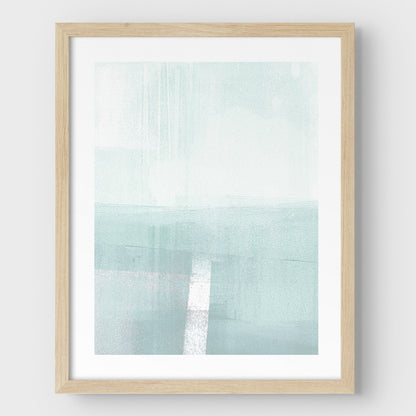 Aqua Horizon Print