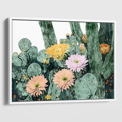 Cactus Bloom Watercolor Art Print