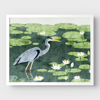 Great Blue Heron Art Print