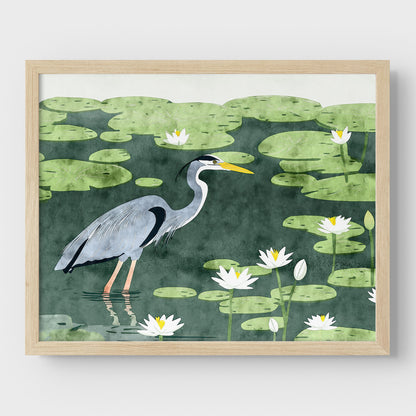 Great Blue Heron Art Print