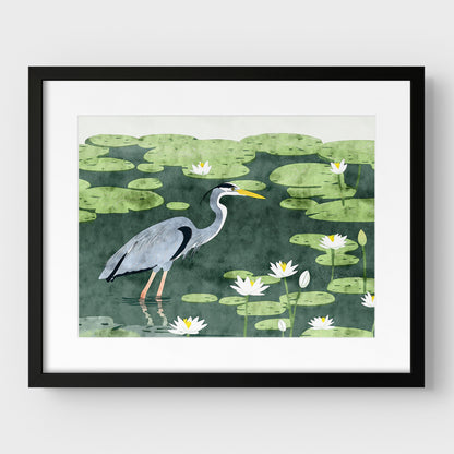 Great Blue Heron Art Print