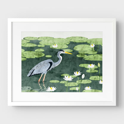 Great Blue Heron Art Print