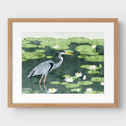 Great Blue Heron Art Print