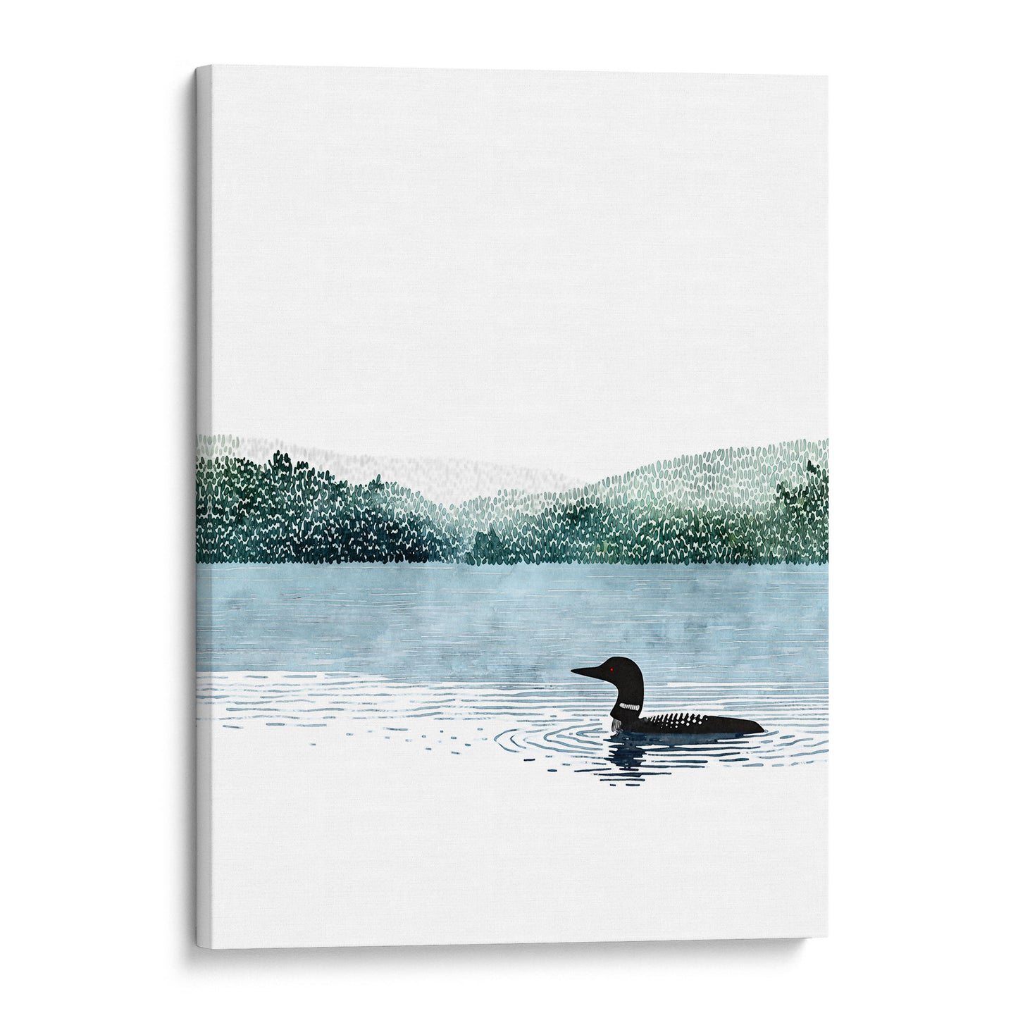 Common Loon Minimalist Art Print
