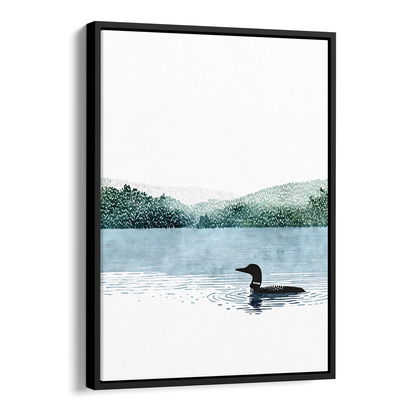 Common Loon Minimalist Art Print