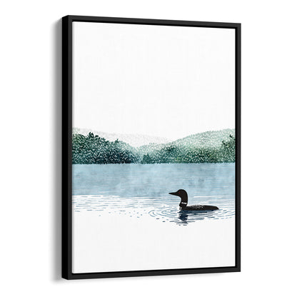 Common Loon Minimalist Art Print