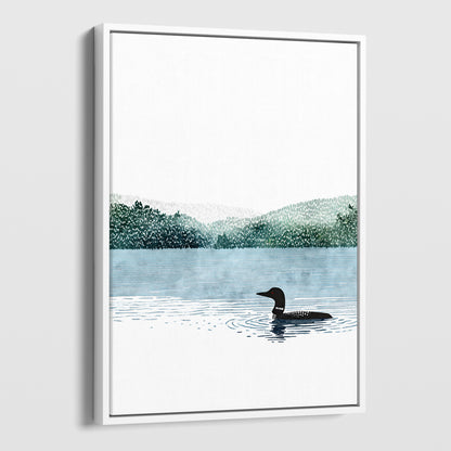 Common Loon Minimalist Art Print