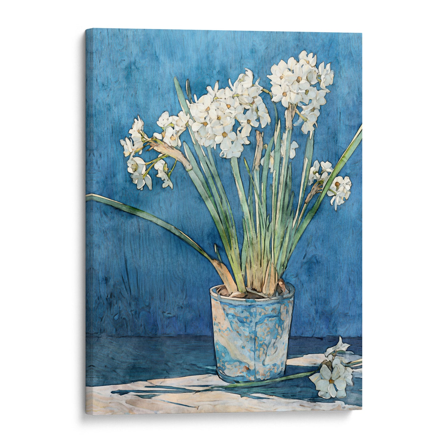 Paperwhite Narcissus Watercolor Print