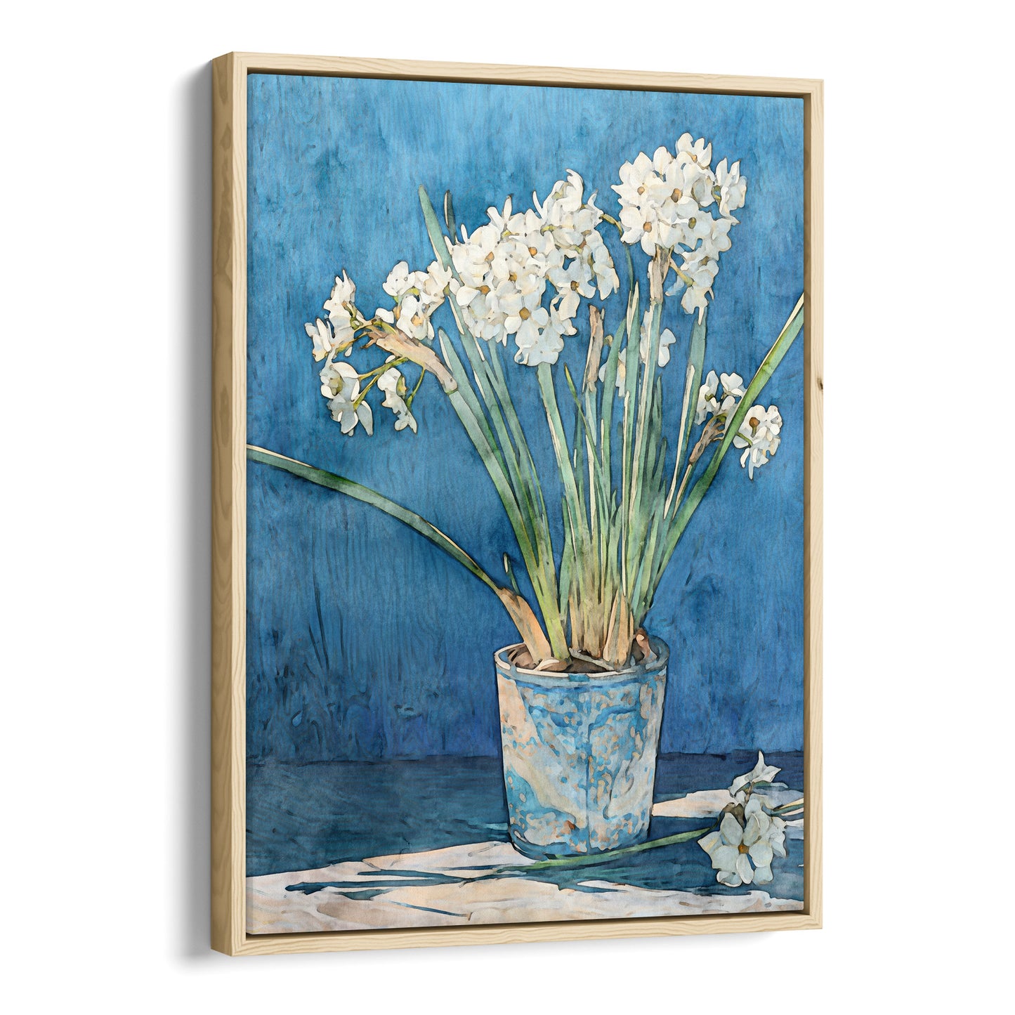 Paperwhite Narcissus Watercolor Print