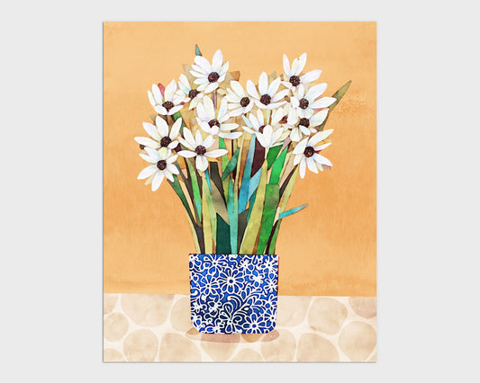 White Flowers Still Life