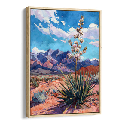 Yucca Desert Bloom Art Print